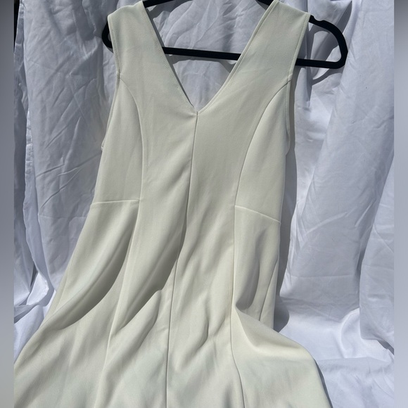 ASOS DESIGN V Neck Dress with Tortoiseshell Buttons - Picture 6 of 6